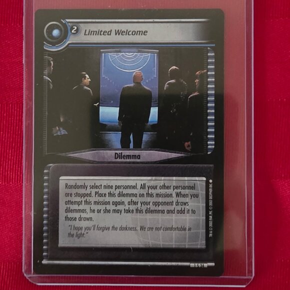 2002 STAR TREK, LIMITED WELCOME CARD!!! - Picture 1 of 2